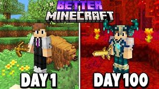 I Survived 100 Days in Better Minecraft Hardcore..