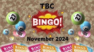 TBC Bingo November 2024