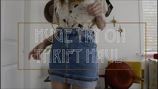 GIGANTIC! Try On Thrift Haul