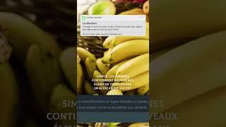 Les bananes peuvent aider à combattre la depréssion #banane #depression #bonheur