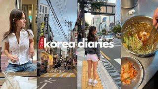 korea diaries | a travel day, palace visits & vintage finds