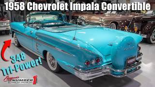 1958 Chevrolet Impala Convertible - Tropical Turquoise!