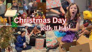 Christmas Day with 11 Kids | Large Family Vlog