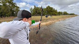 Invasive Duck Hunting using a Bow and Arrow! (Catch and Cook)