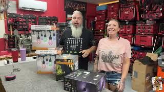 JakeOfALL and PACKOUT Princess do work! Backyard Pool area Makeover -XMCOSY string lights and more !