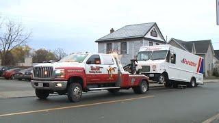 Man seriously injured after being hit by Purolator courier truck: Hamilton police