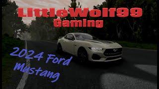 Street Racing in a 2024 Ford Mustang BeamNG drive