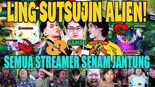 LING SUTSUJIN ALIEN FREESTYLE! REACTION STREAMER RRQ MPL S14 RRQ VS FNOC ONIC MATCH 1 MPL S14