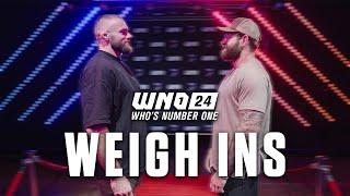The Official Weigh Ins For WNO 24: Gordon Ryan vs Josh Saunders