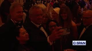 Robert F. Kennedy Jr Cheryl Hines arrive America First Policy Institute Gala Mar-a-Lago -Trump speak