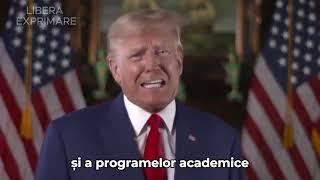 Donald Trump: Nu există libertate fără liberă exprimare!