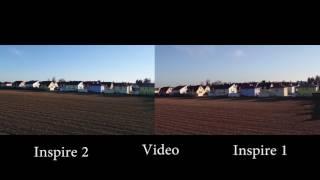 DJI INSPIRE 2 vs INSPIRE 1 X5 vs X5s Camera Comparison