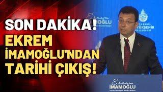 SON DAKİKA! Ekrem İmamoğlu'ndan tarihi konuşma: İstanbul için bir kez daha yola çıkıyorum!