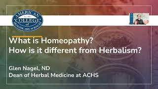 What is Homeopathy? How is it different from Herbalism?