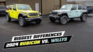 2024 Jeep Wrangler Rubicon vs 2024 Jeep Wrangler Willys