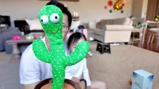 Pbooo Dancing Cactus Mimicking Toy: 120 Songs & Voice Recording Fun