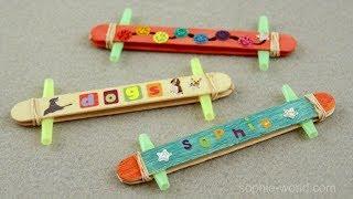 How to Make a Popsicle Stick Kazoo | Sophie's World