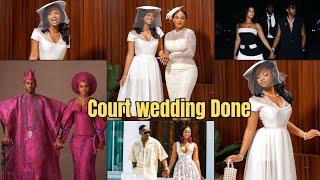 Finally Iyabo Ojo's Daughter Priscilla Married Lover Jux In Lagos Court