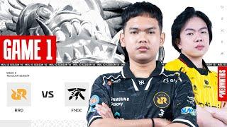 RRQ HOSHI vs FNATIC ONIC | Regular Season Week 2 Day 2 | Game 1 | #MPLIDS14