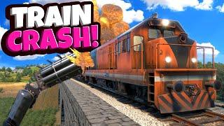 I CRASHED a Train with a NUKE in the NEW Derail Valley Simulator Update!