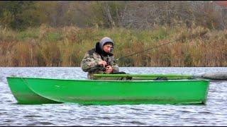 Ловля СУДАКА восени на СИЛІКОН. Риболовля з човна на озері.