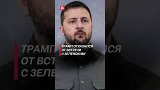 Трамп отказался от встречи с Зеленским! #зеленский #трамп #война #сво #политика #новости #украина