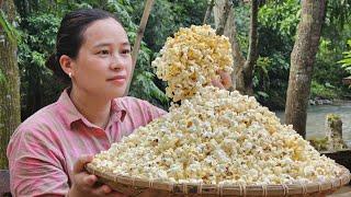 How To Make Popcorn Goes to market sell - Cook Rice For Piglets - Lý Thị Ca