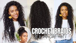 $7 Extreme Crochet Braids Transformation|No leave-out‼️