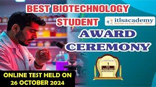 Best Biotechnology Student Award Ceremony