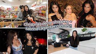 SABRINA CARPENTER CONCERT + Vlogmas Decor Shopping!!