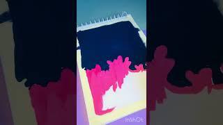 Step by step easy way moon light painting  #Shorts #Youtube Kavya