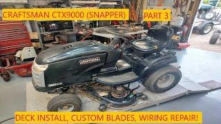 Craftsman CTX9000 (Snapper) | Deck Repair And Annual Service! Part 3