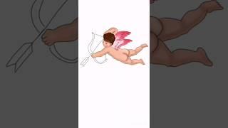 fifty fifty cupid poster #shorts #cupid #fiftyfifty #drawing #artist #artwork #satisfying #cute #art