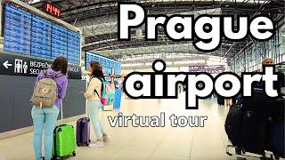 Prague airport virtual tour