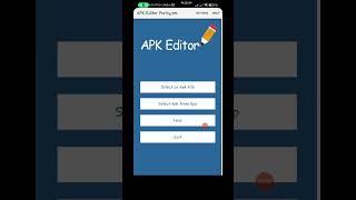 Apk Editor pro Android App #apkeditorpro #apkedit #apkeditor