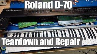 Roland D-70 Teardown and Repair