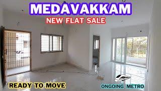 flat for sale in medavakkam/ready to move flat sale in chennai/first floor/ongoing metro #youtube