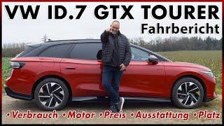 VW ID.7 GTX Tourer - Die elektrische Alternative zum VW Passat Kombi? Test Review 2025