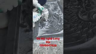 Công đoạn băm ráp đá Mỹ nghệ