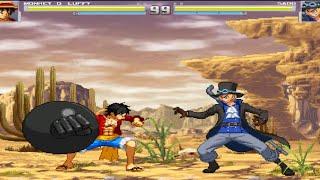 LUFFY vs SABO - Full Power Rage FightOne Piece Anime Mugen Final Battle Epic Tribute 2024