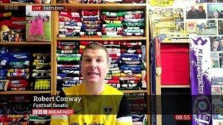 Robert Conway (Football Fanatic) Shares His Collection Live On BBC Breakfast [28.02.2024]