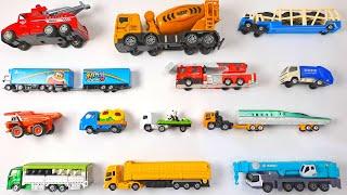 Learning Truck For Kids With Tomica | Fire Truck, Garbage Truck, Livestock Truck, Container Truck