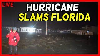 Live. Hurricane Milton SLAMS Florida