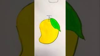 Mango  Coloring #mango #youtube  #art #coloring #drawing #shorts #trending #painting