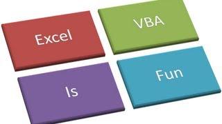 ExcelVbaIsFun - Youtube's #1 Excel VBA Training and Tutorial Channel -HUGE DEMO!!