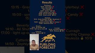 Saturday 24 May Results | Big Prices Landed at Goodwood & Curragh | Furlong Forecast Recap