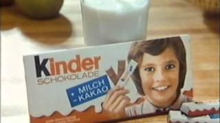 Kinder Schokolade Werbung 1988