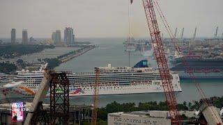 Slow day at Port of Miami - LIVE Replay