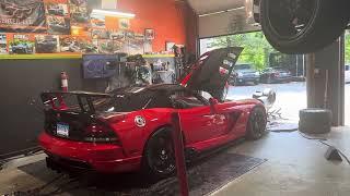 2008 viper acr dyno fully built 9.stroker #viper #loud #v10 #straightpipes #n/a #batmobile #built