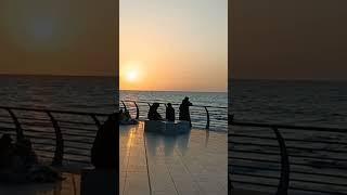 Sunset at Corniche | Jeddah | Corniche | shaikh gulnaz vlog #shaikhgulnazvlog #shorts #ytshort